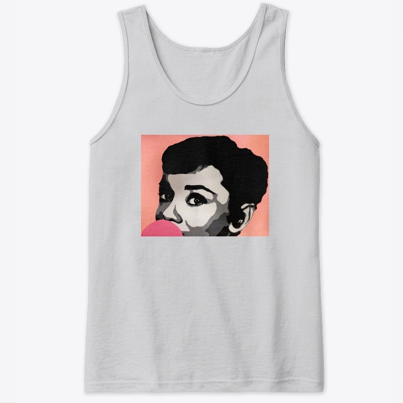 Audrey Hepburn Eyes Landscape