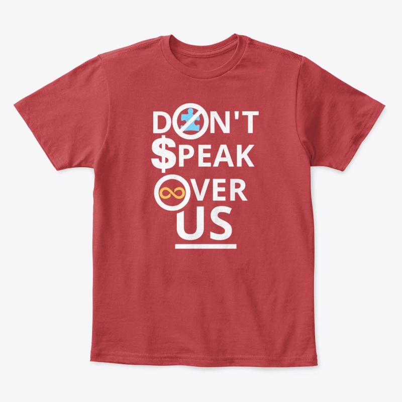 Don't Speak Over Us (white text)