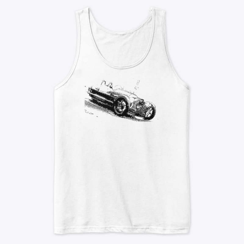 Morgan 3 Wheeler Wireframe