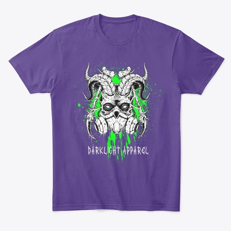 Gas Mask Skull-Green Spatter Version
