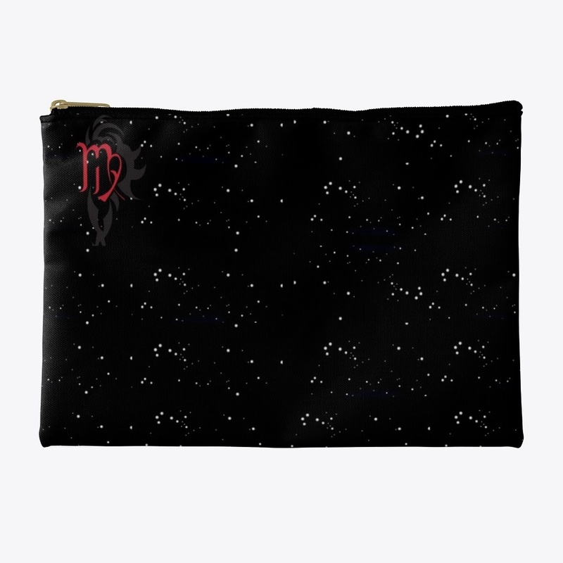 ♍♍♍ Virgo Women Raven Wave Pouch