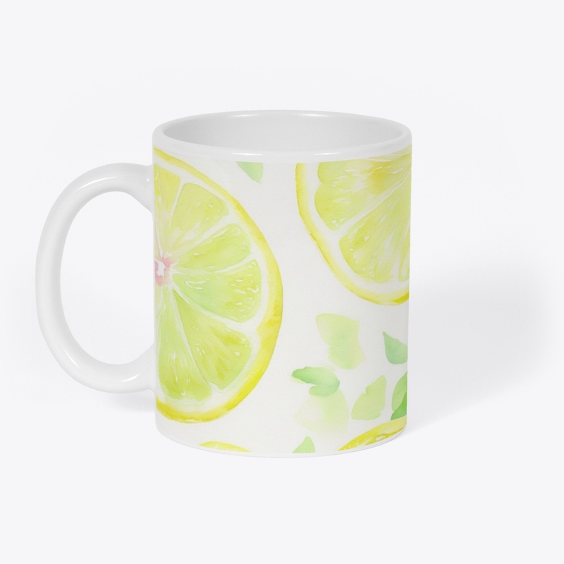 Limones en acuarela
