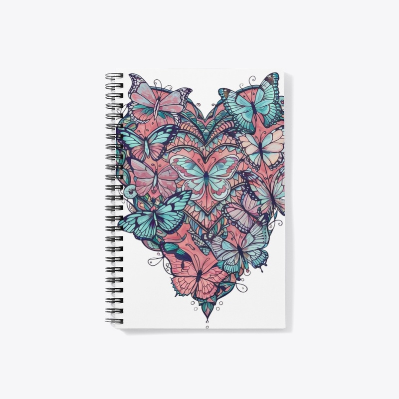 Butterfly Mandala: Interconnected Hearts