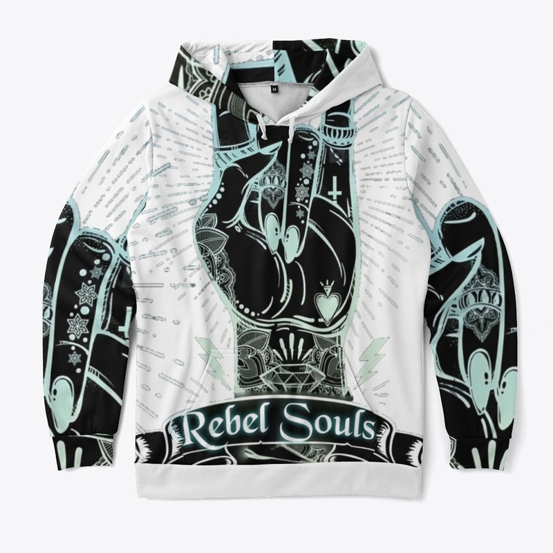 REBEL SOULS Horns & Confetti Blk Design
