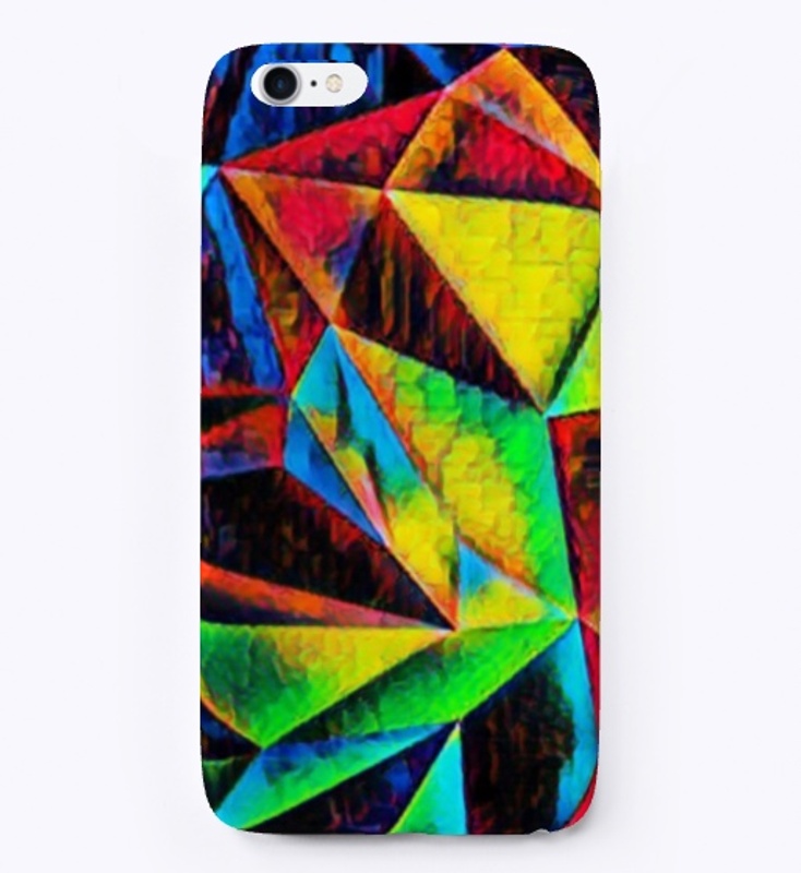 Abstract Rainbow Glass