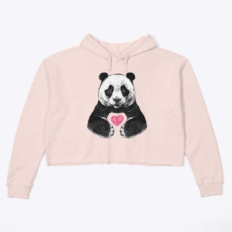 panda and heart -international panda day