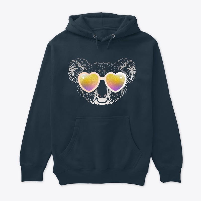 Cute Koala in Sunglasses (Colored+sg05)