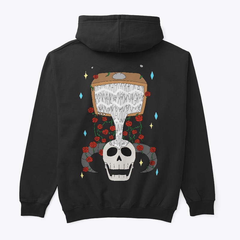 Bones Static Rose Hoodie