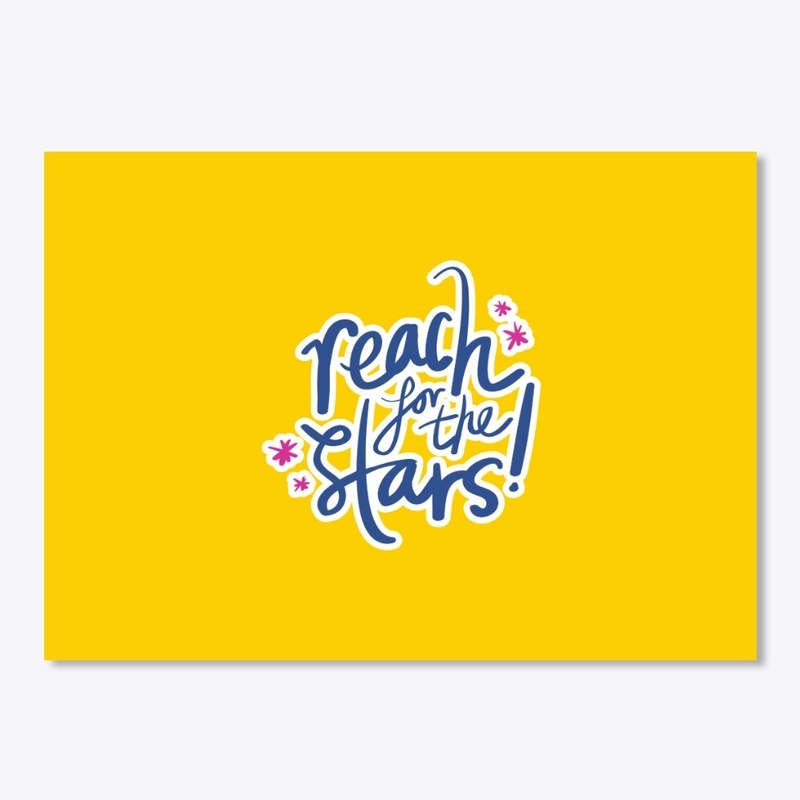 Reach of the stars sticker. 