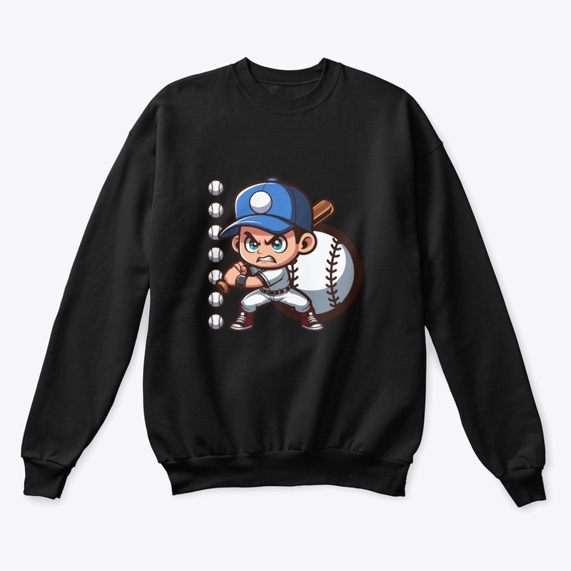 Aggressive Little League Batter