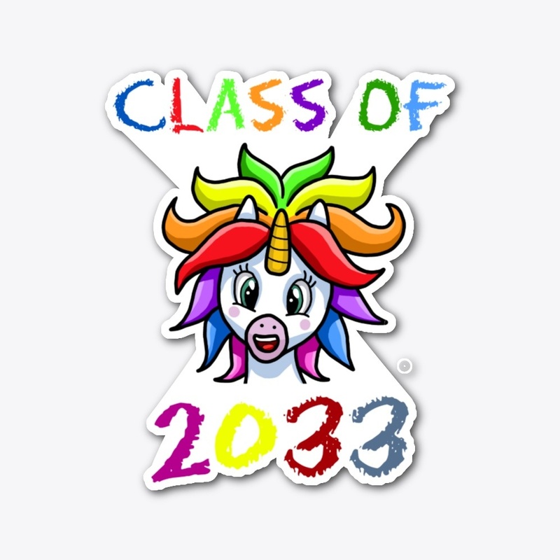 Kindergarten Class Of 2033 Unicorn