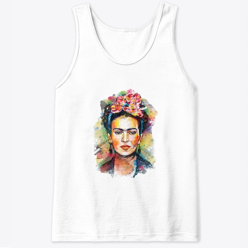 Women's V neck T-Shirt Frida Kahlo