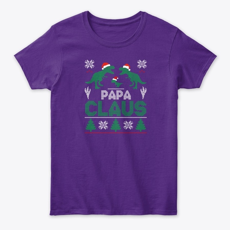 Mens Funny Papa Claus Christmas T-Shirt 
