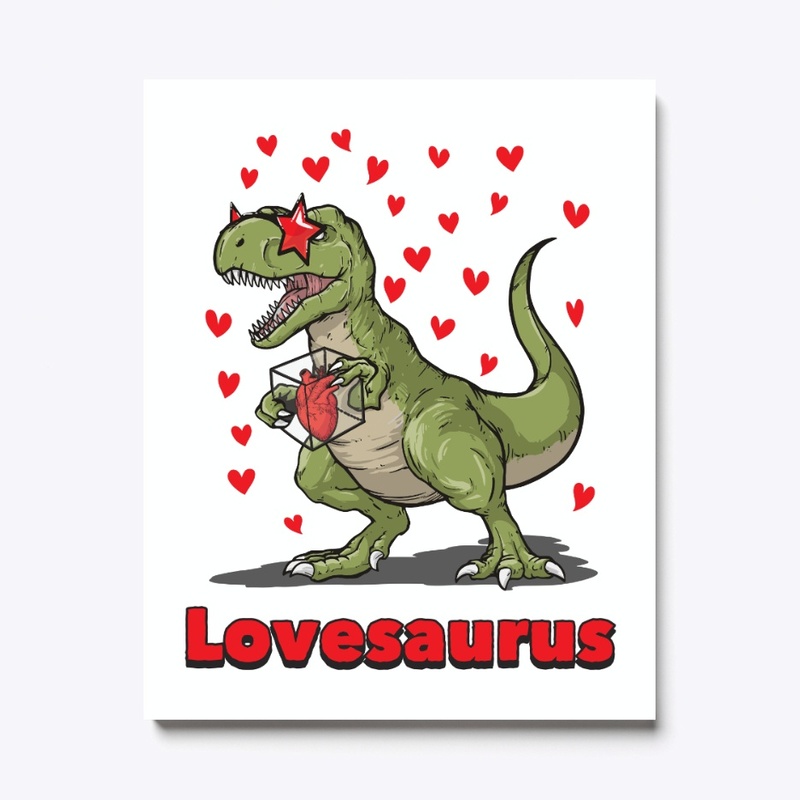 Lovesaurus Dinosaur Valentines Day Gift