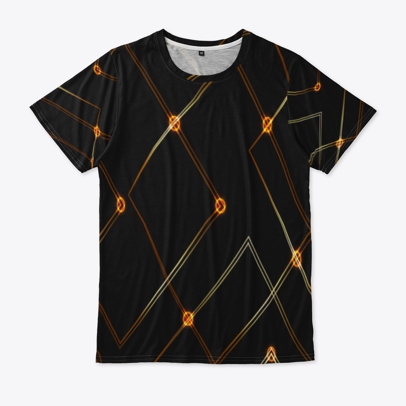 Golden Abstract tishirt 