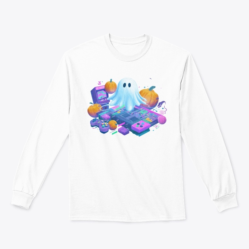 Halloween Gamer Ghost Art