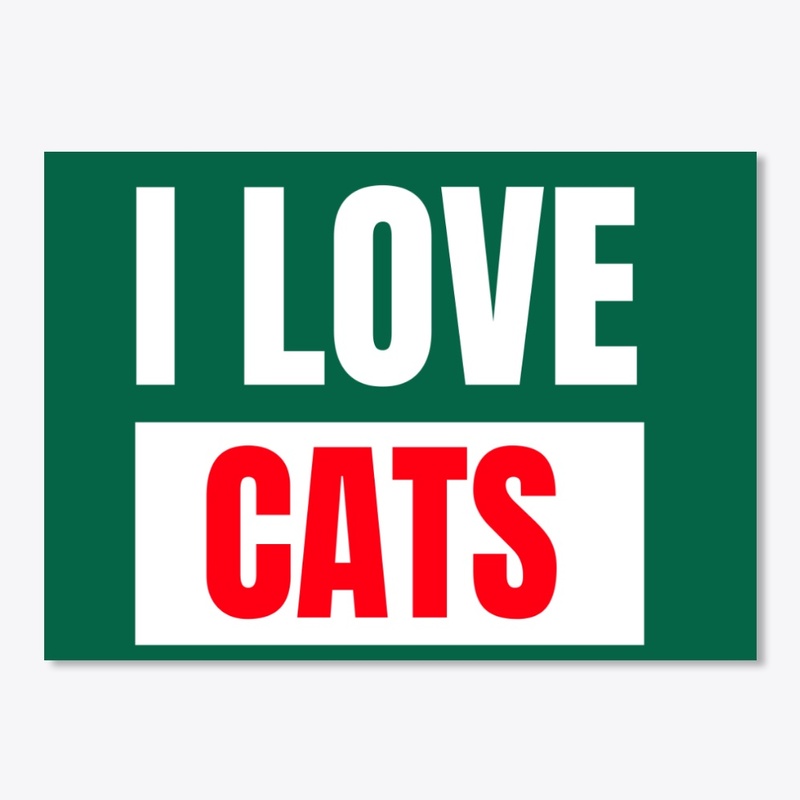 I LOVE CATS T SHIRT,GIFT FOR CAT LOVERS