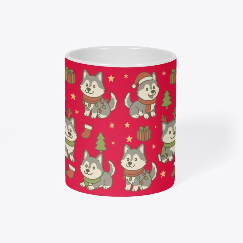 X-MAS DOG MUG #03