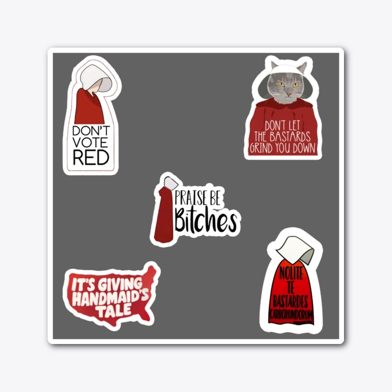 five stickers pack handmaid's tale