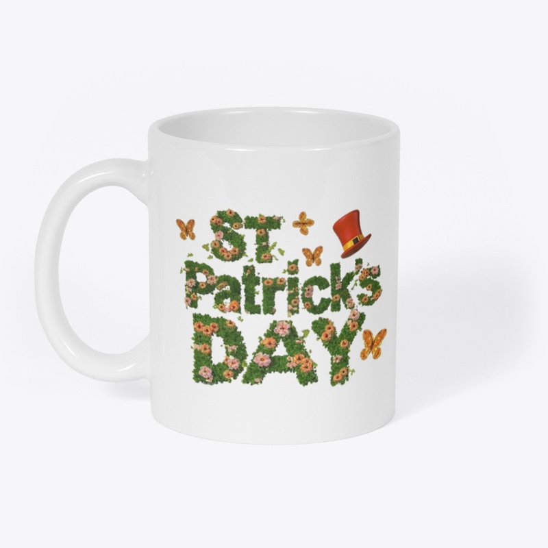 St. Patricks Day funny floral pparel