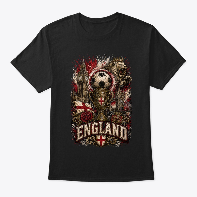 England Royal Football T-Shirt