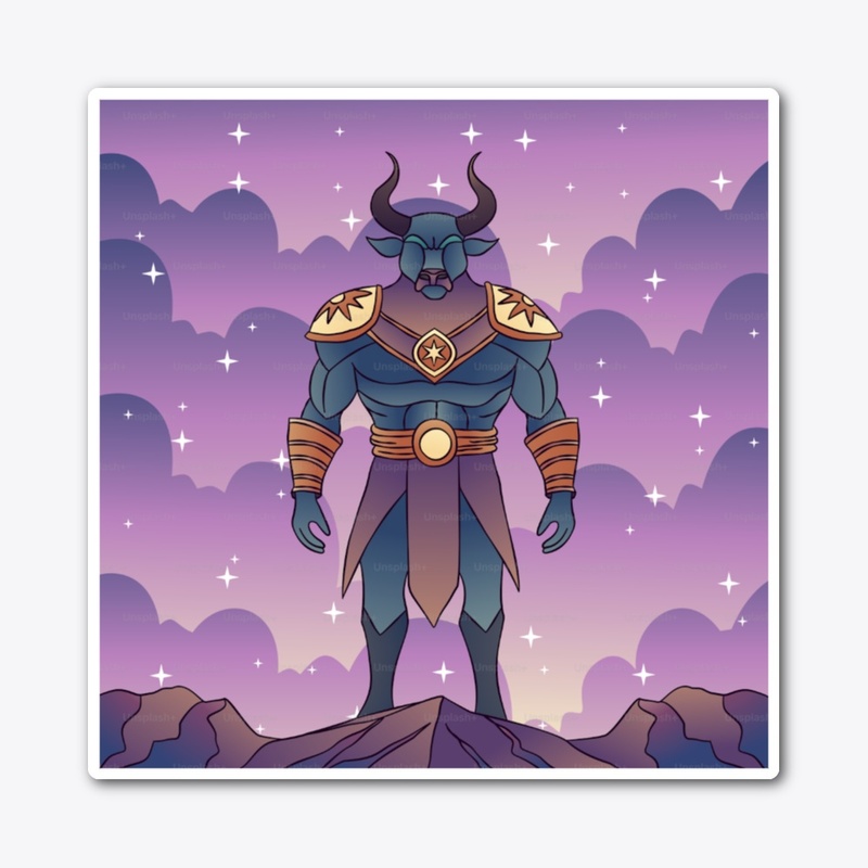 Bull Deity in Paradise 