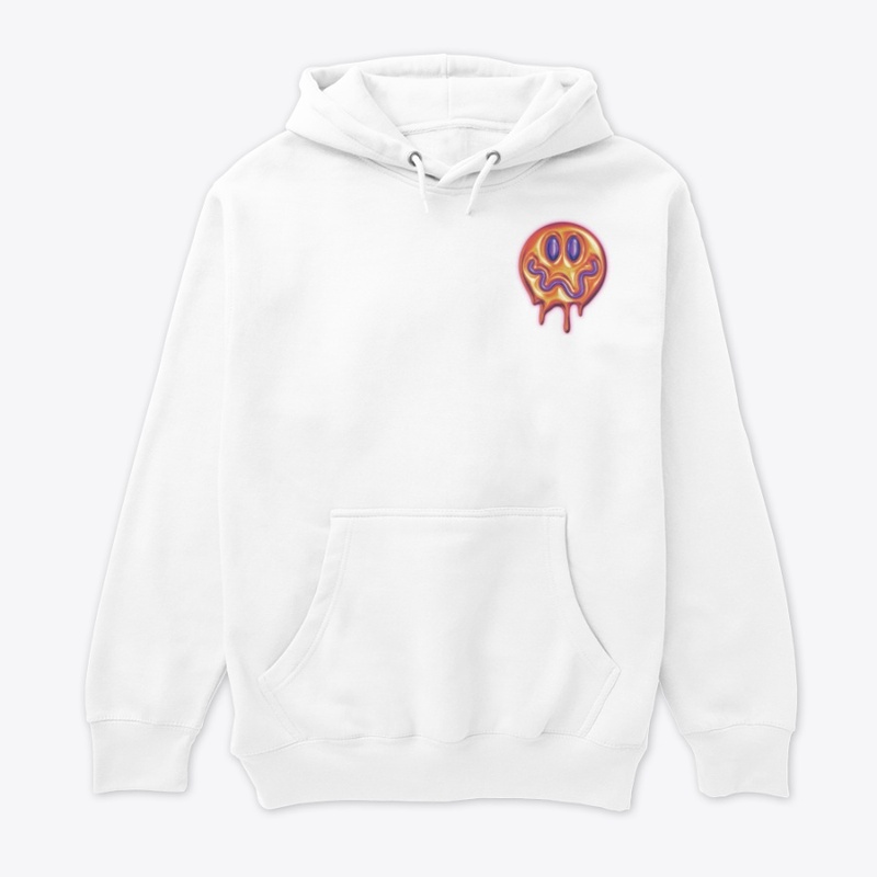 Trippy Smiley Face Print