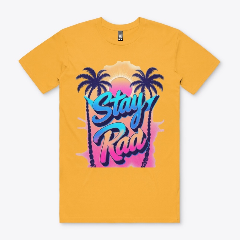  Retro 80s Tee – Neon Sunset Vibes