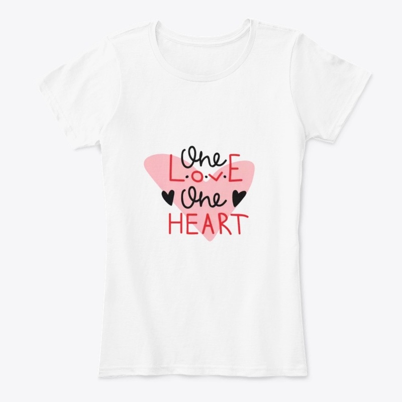 ONE LOVE T SHIRT FOR GIRLS