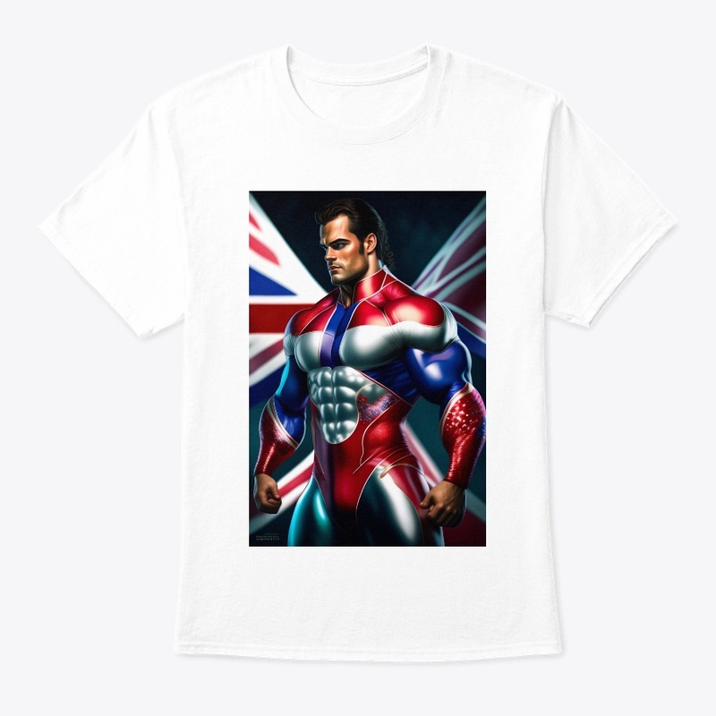bodybuilder superhero Captain Britain