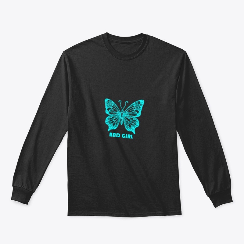 Blue Butterfly Bad Girl