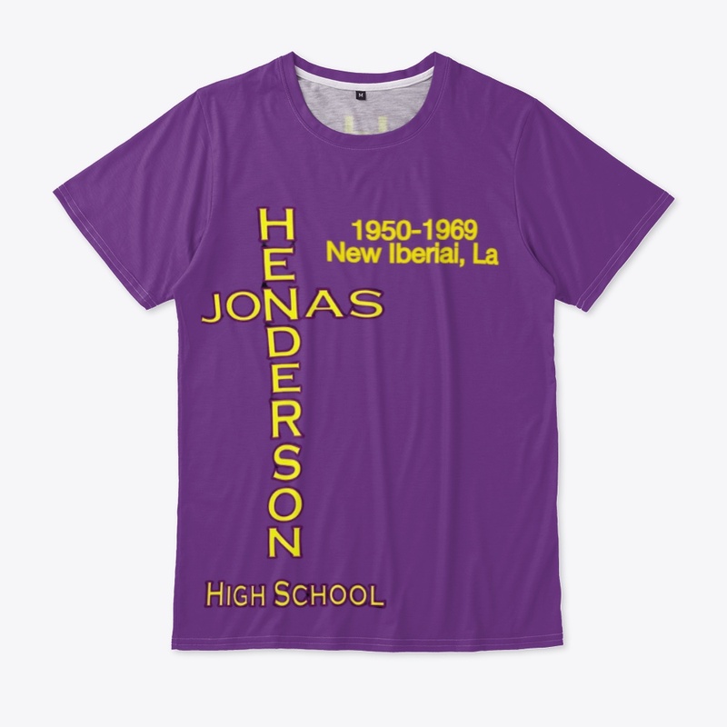 Jonas Henderson High School Purple Cross