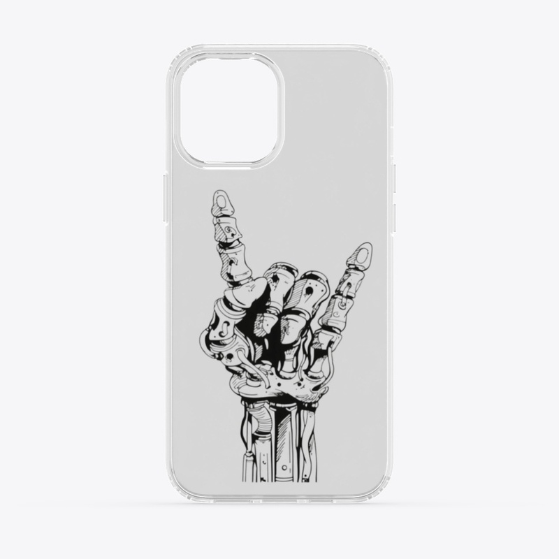 Robot Mechanical Hand Design Print