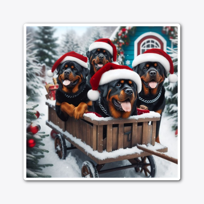Rottweilers Christmas 