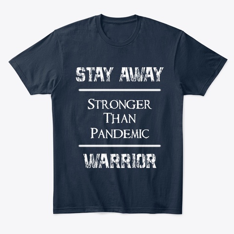 Against Pandemic New Navy T-Shirt Front