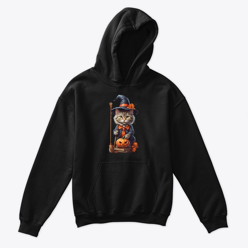 Spooky Cat Halloween Charm