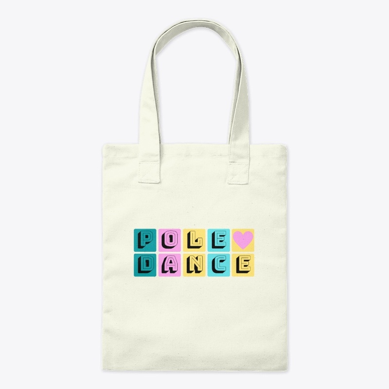 Pole Dance Retro Colors  Text Design