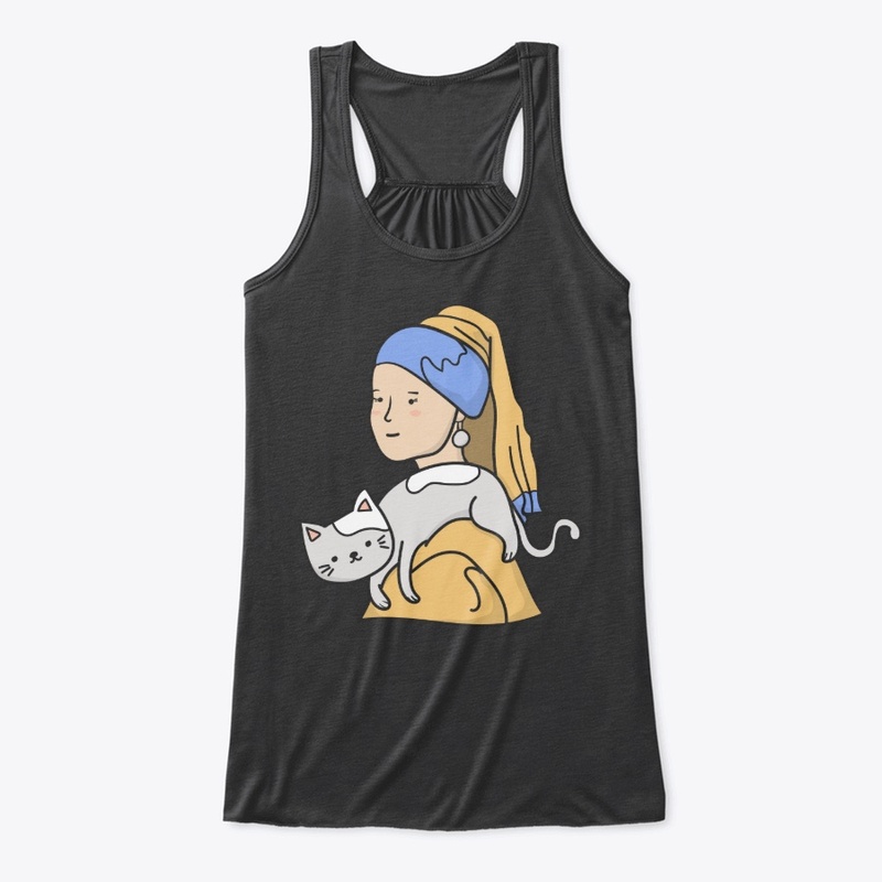 Cat mom, Girl with a pearl earring