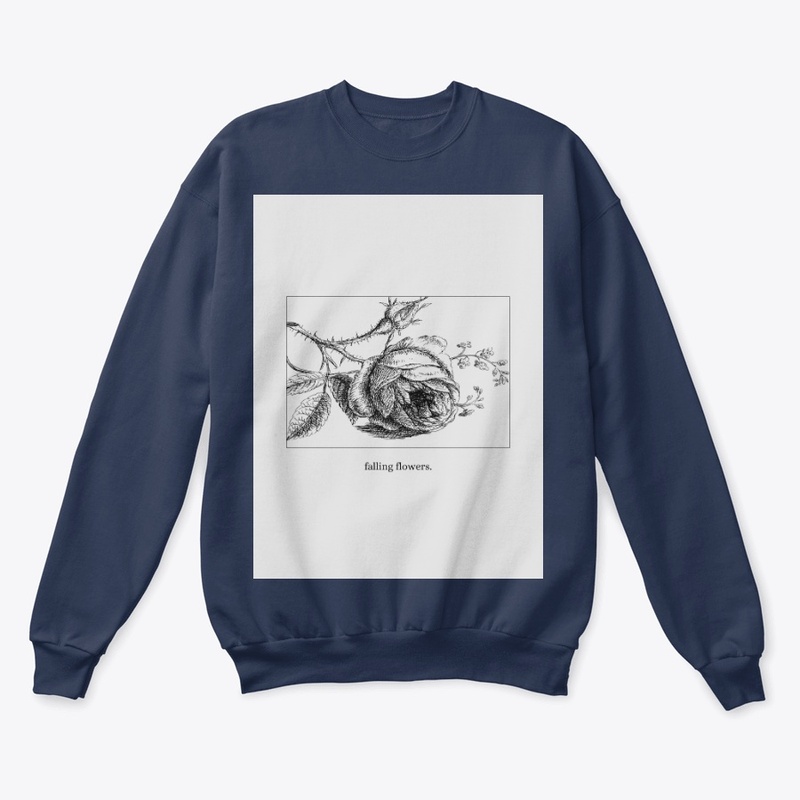 retro flower sewatshirt design 