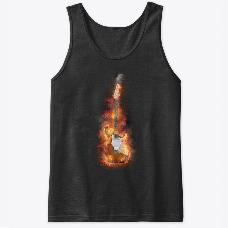 Flaming guitar 2 