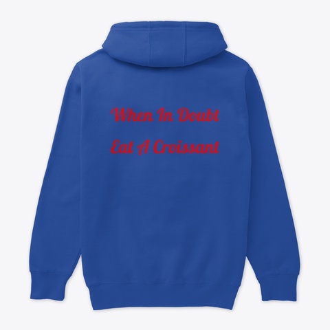 Trip To Paris  True Royal T-Shirt Back