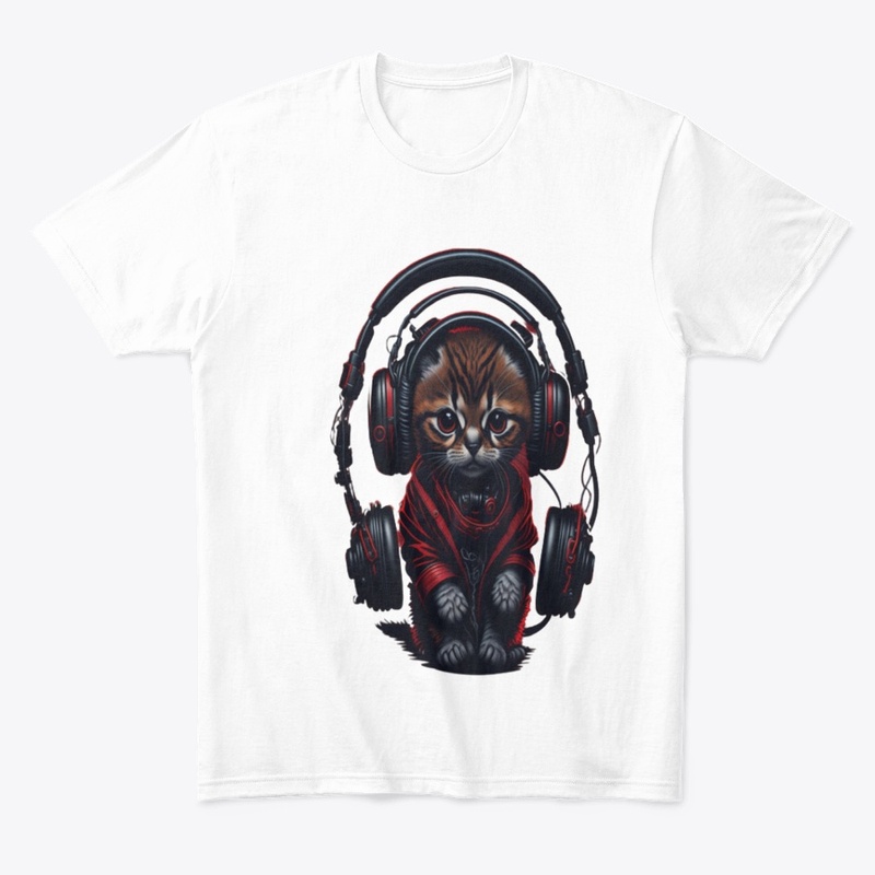 Cute dj cat 