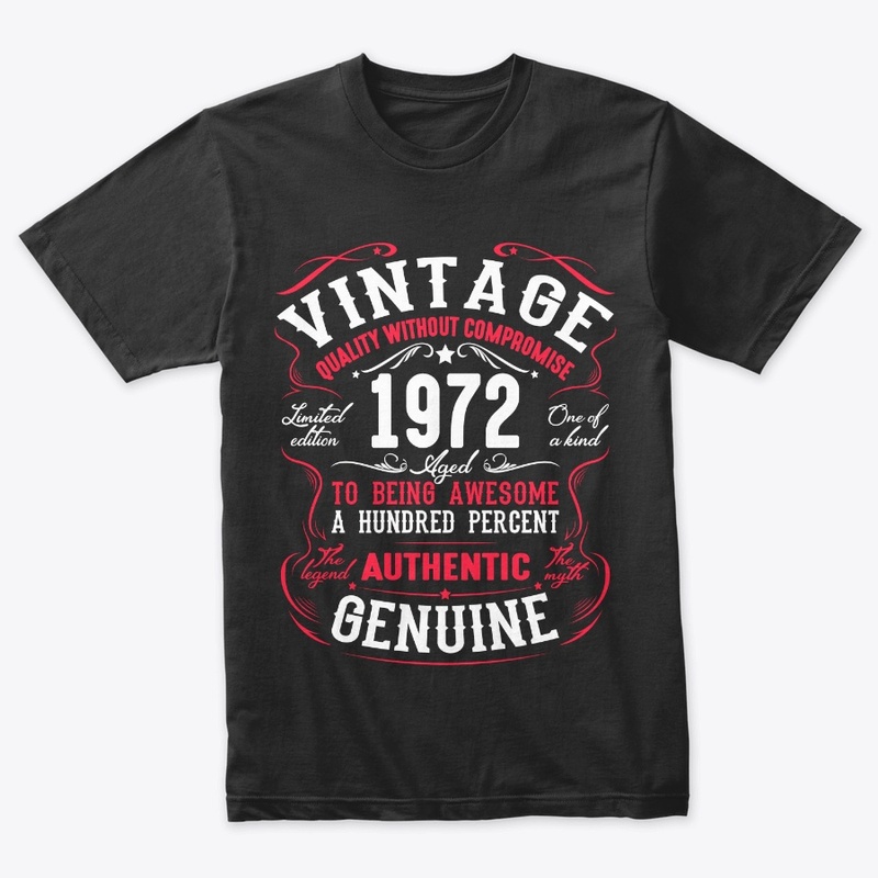 Vintage 1972 birthday Gift ideas