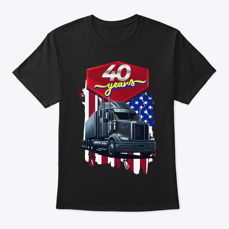 40 Years Anniversary T-shirt Design