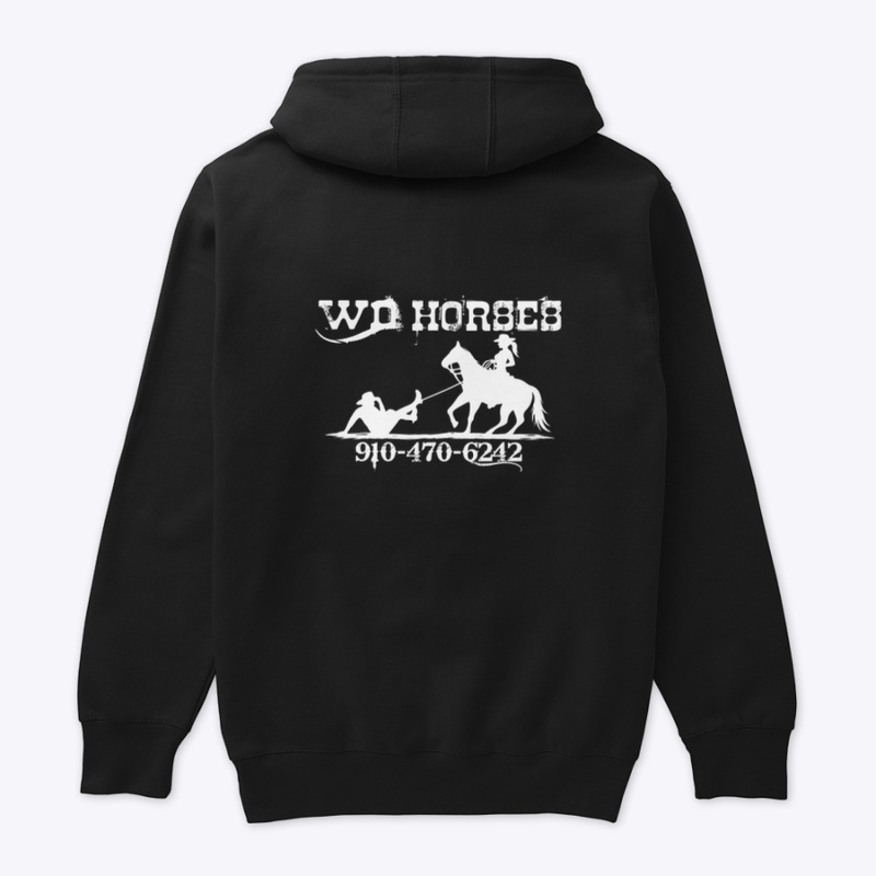 WD horses in white