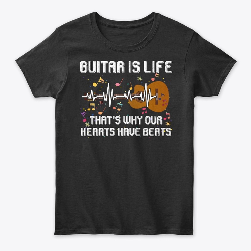 Guitar Lover Gift Our Hearts Have Beats