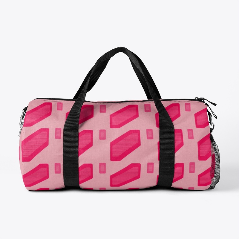 Pink Stripes - Duffle Bag