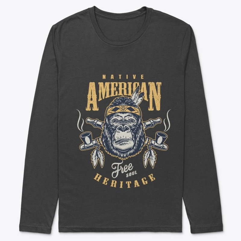 t-shirt-print-with-gorilla-concept