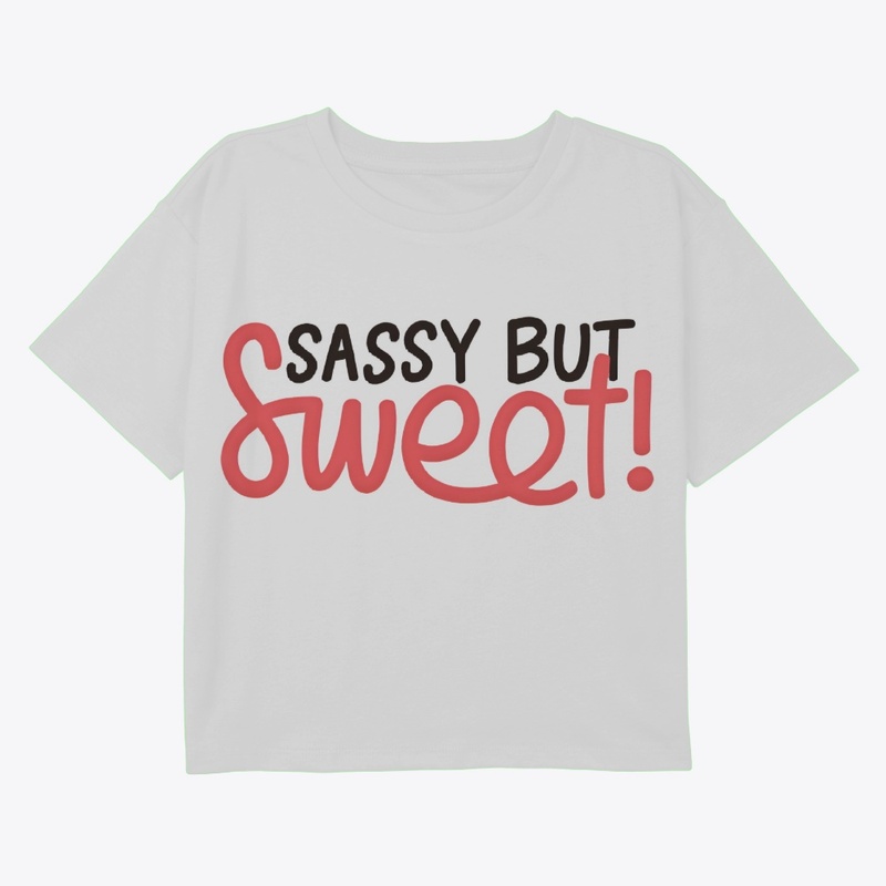 Sassy But Sweet Crop Tee