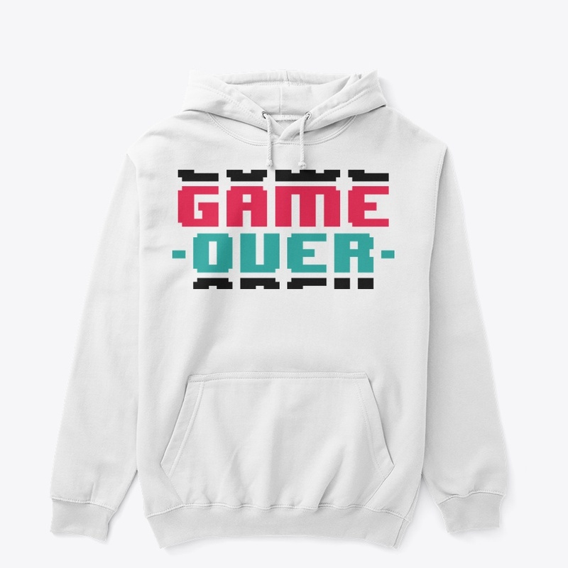 Retro Game Over Pixel Art